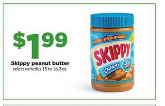 Hy-Vee Skippy Peanut Butter offer