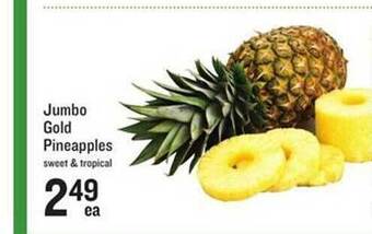 Lowes Foods Jumbo Gold Pineapples offer