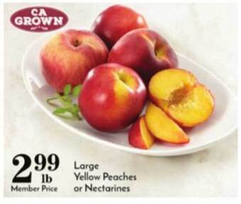 Pavilions Large Yellow Peaches Or Nectarines offer