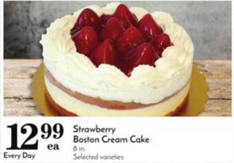 Pavilions Strawberry Boston Cream Cake offer