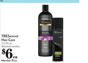 Pavilions Tresemmé Hair Care offer