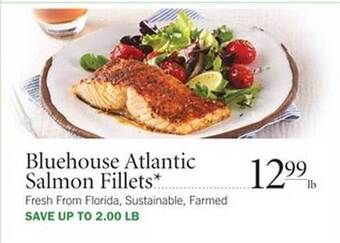 Publix Bluehouse Atlantic Salmon Fillets offer