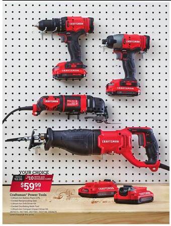 Ace Hardware Craftsman Power Tools offer