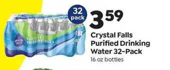 Save a Lot Crystal Falls Purified Drinking Water 32pack offer