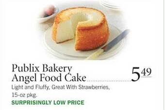 Publix Publix Bakery Angel Food Cake offer