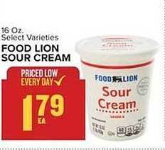 Food Lion Food Lion Sour Cream offer