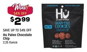 Grocery Outlet Hu Paleo Chocolate Chip offer