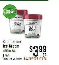 Haggen Food Snoqualmie Ice Cream offer
