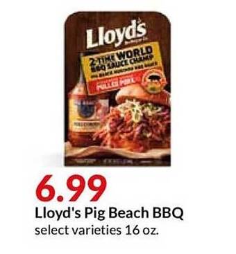 Hy-Vee Lloyd's Pig Beach Bbq offer