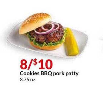 Hy-Vee Cookies Bbq Pork Patty offer
