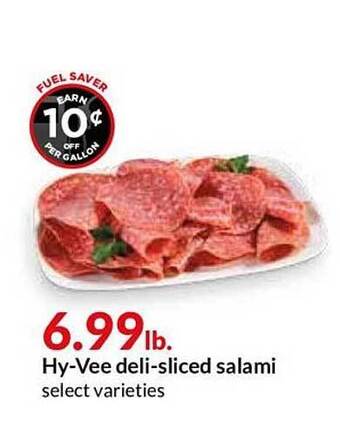 Hy-Vee Hyvee Delisliced Salami offer