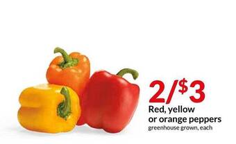 Hy-Vee Red, Yellow Or Orange Peppers offer