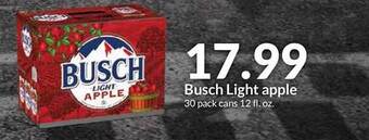 Hy-Vee Busch Light Apple offer