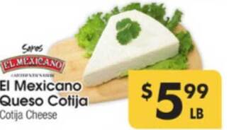 Los Altos Ranch Market El Mexicano Queso Cotija offer