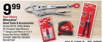 Ace Hardware Milwaukee Hand Tools & Accessories offer