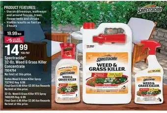 Ace Hardware Spectracie 32-oz Weed & Grass Killer Concentrate offer