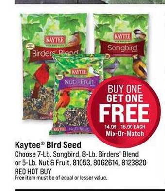 Ace Hardware Kaytee Bird Seed offer