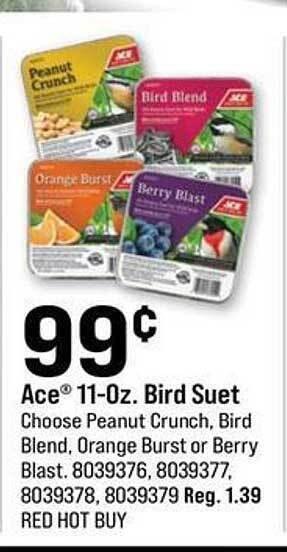 Ace Hardware Ace 11-oz Bird Suet offer