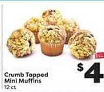Weis Markets Crumb Topped Mini Muffins offer