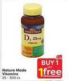 Weis Markets Nature Made Vitamins offer