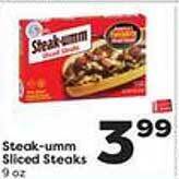 Weis Markets Steak-umm Sliced Steaks offer