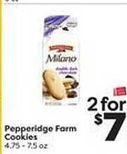 Weis Markets Pepperidge Farm Cookies offer