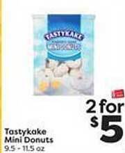 Weis Markets Tastykake Mini Donuts offer