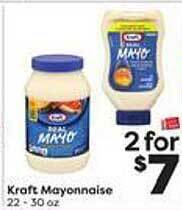 Weis Markets Kraft Mayonnaise offer