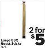 Weis Markets Large Bbq Roast Sticks offer