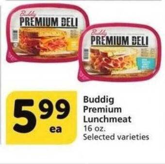 Albertsons Buddig Premium Lunchmeat offer