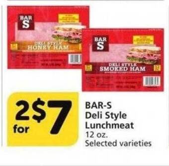 Albertsons Bar-s Deli Style Lunchmeat offer