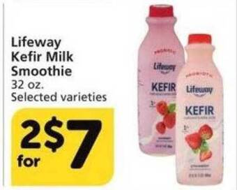Albertsons Lifeway Kefir Milk Smoothie offer