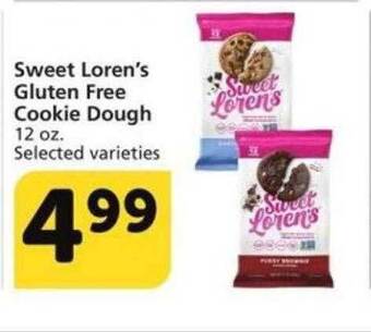 Albertsons Sweet Loren's Gluten Free Cookie Dough offer