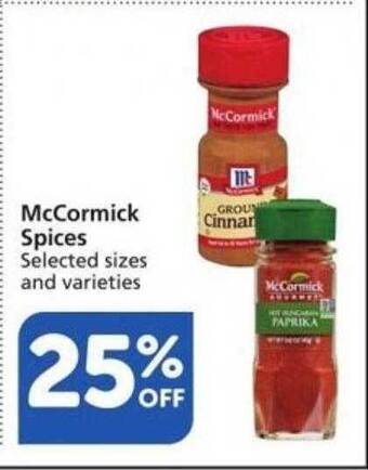Albertsons Mccormick Spices offer