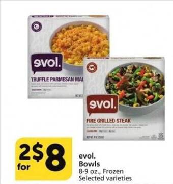 Albertsons Evol. Bowls offer