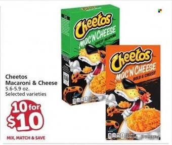 Albertsons Cheetos Macaroni & Cheese offer