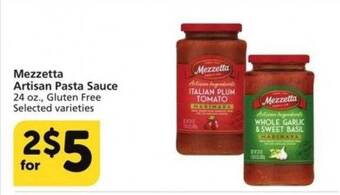Albertsons Mezzetta Artisan Pasta Sauce offer