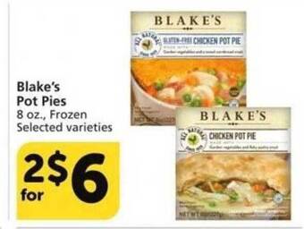 Albertsons Blake's Pot Pies offer
