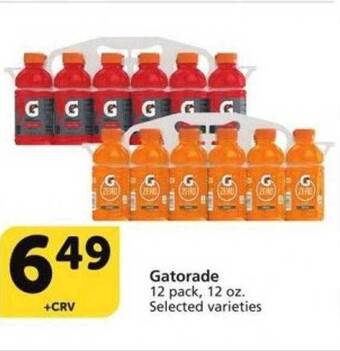 Albertsons Gatorade offer