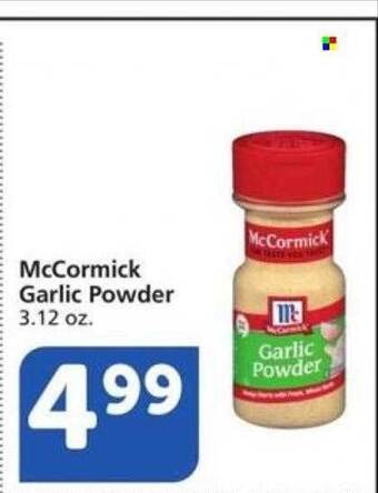 Albertsons Mccormick Garlic Powder offer