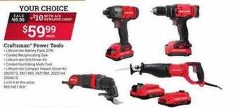 Ace Hardware Craftsman Power Tools offer