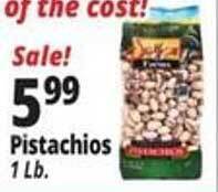 Ocean State Job Lot Pistachios offer