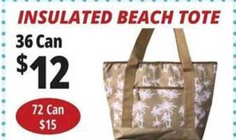 Ocean State Job Lot Insulated Beach Tote offer