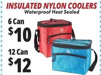 Ocean State Job Lot Insulated Nylon Coolers offer