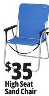 Ocean State Job Lot High Seat Sand Chair offer