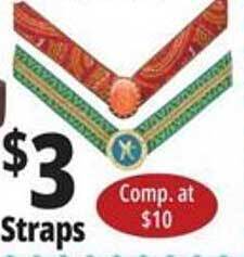 Ocean State Job Lot Straps offer
