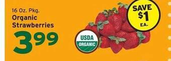 Hannaford Organic Strawberries offer
