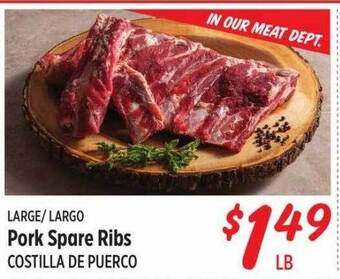 Rouses Pork Spare Ribs offer