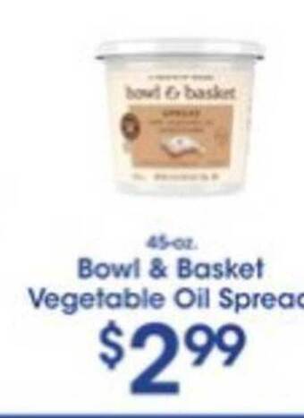 Price Rite Bowl & Basket Vegetable Oil Spread offer