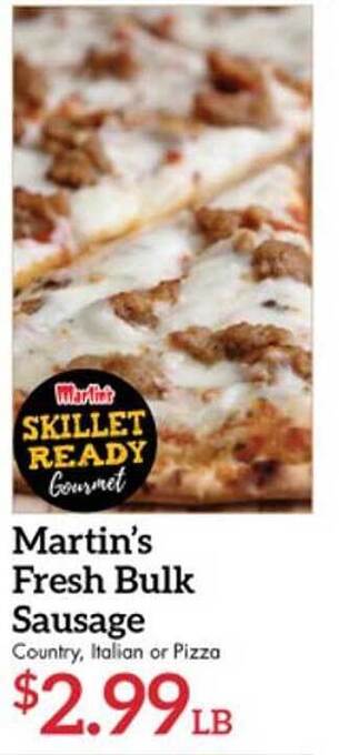Morton Williams Martin's Fresh Bulk Sausage offer